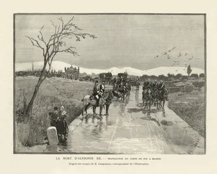 Tod von König Alfonso XII. von Spanien